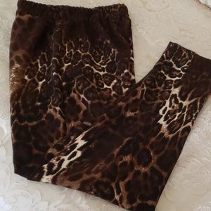 NWT, Leopard Pants, Medium